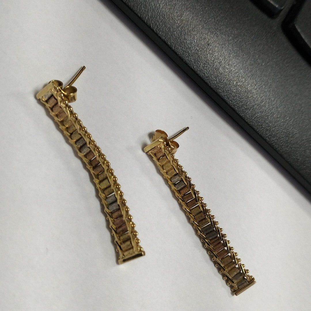 ARETES PAR ORO 14 K 4.5 GRMS (SEMINUEVO)