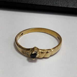 ANILLITO, SOLITARIO ORO 14 K 1.7 GRMS (SEMINUEVO)