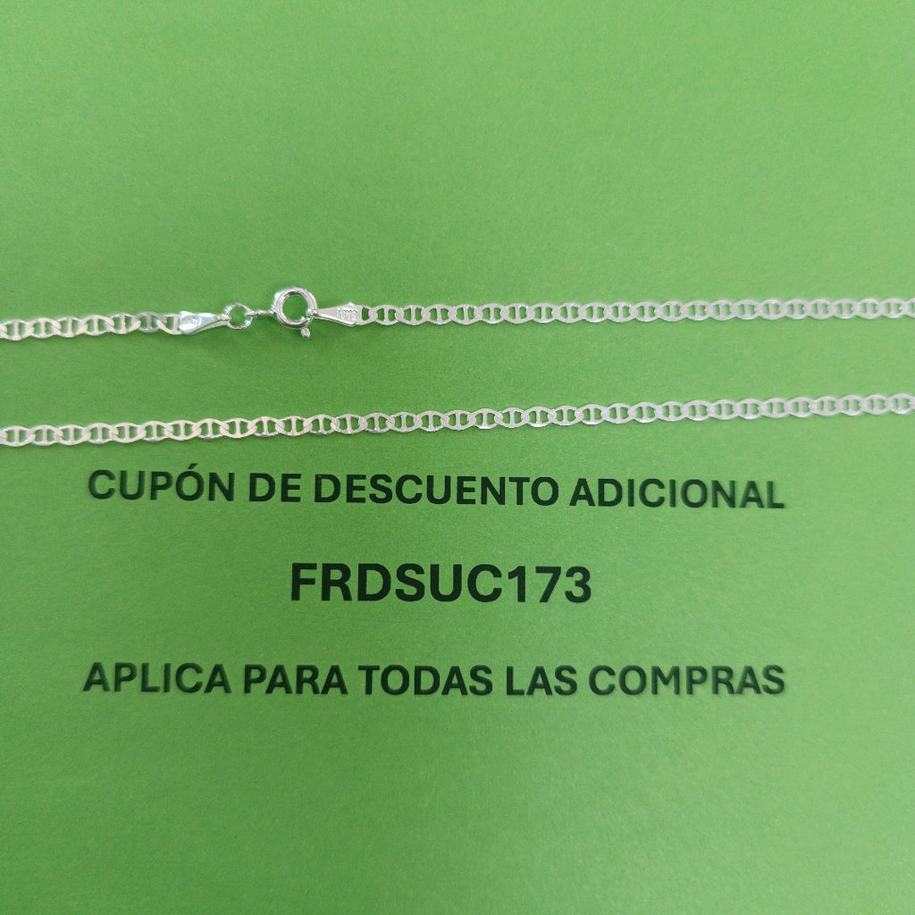 CADENA GUCHI PLATA .925 50 CM 3.13 GR (NUEVO)