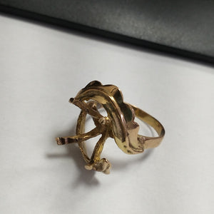 ANILLITO, SOLITARIO ORO 14 K 4.9 GRMS (SEMINUEVO)
