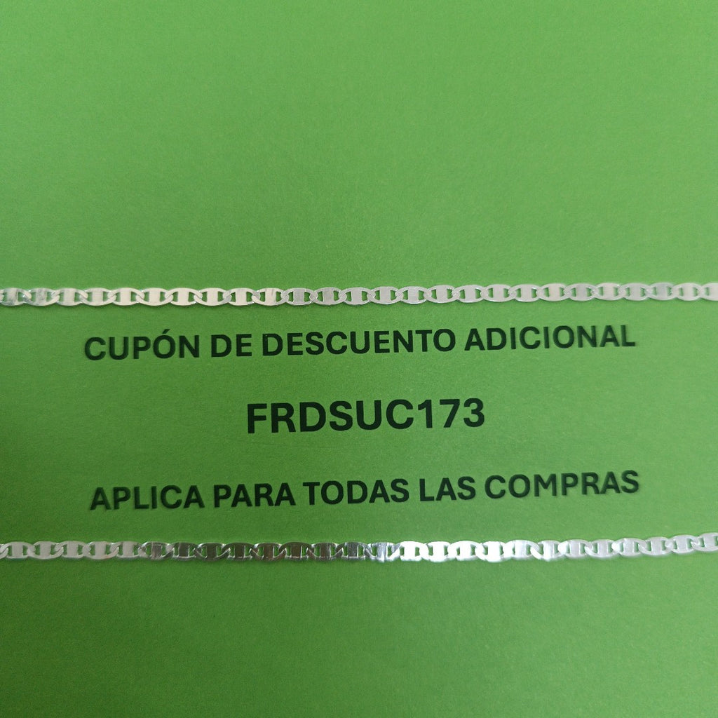 CADENA GUCHI PLATA .925 55 CM 5.22 GR (NUEVO)