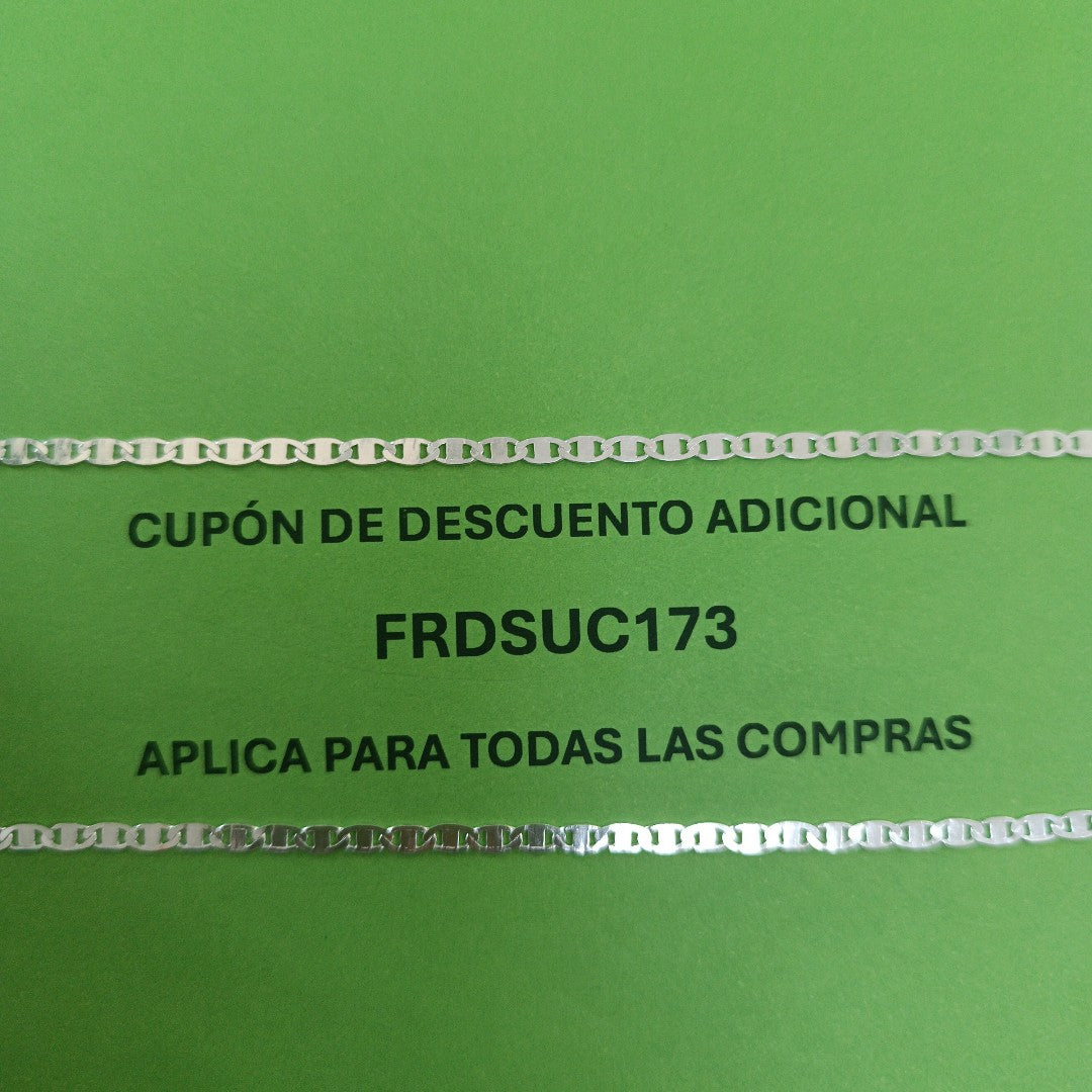 CADENA GUCHI PLATA .925 55 CM 5.22 GR (NUEVO)