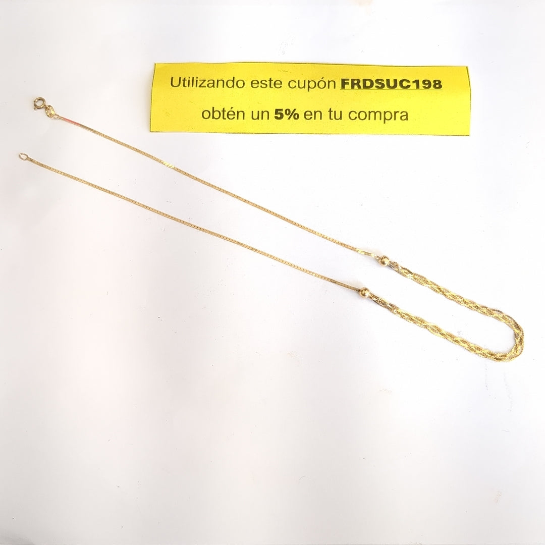 COLLAR ORO 14 K 3,10 GRMS (SEMINUEVO)