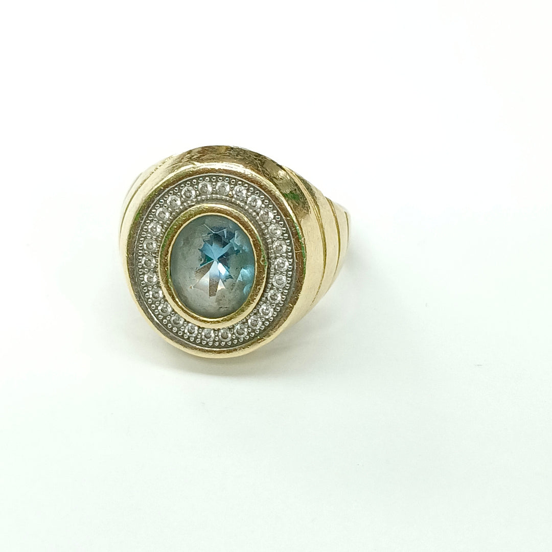 ANILLO ORO 14 K 9,10 GRMS (SEMINUEVO)