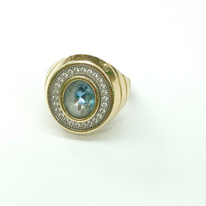 ANILLO ORO 14 K 9,10 GRMS (SEMINUEVO)