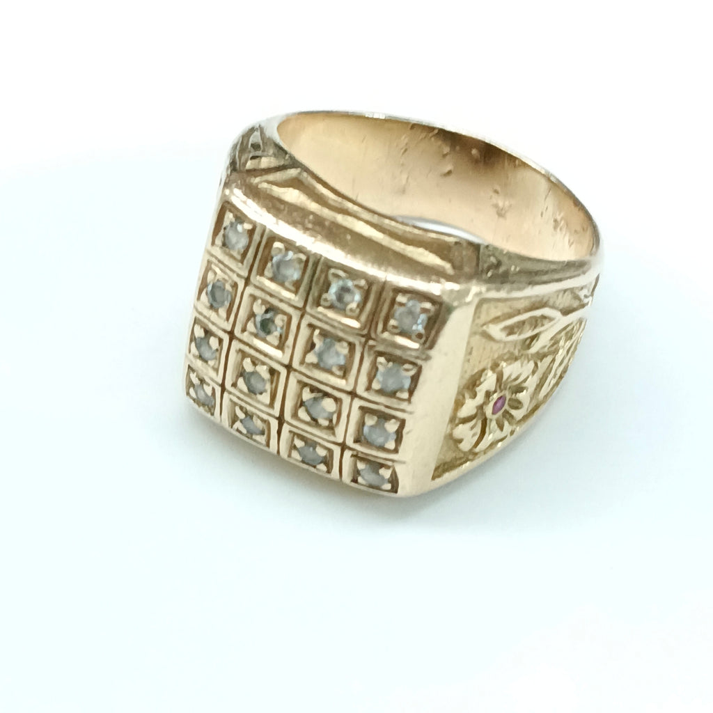 ANILLO ORO 8 K 15,10 GRMS (SEMINUEVO)