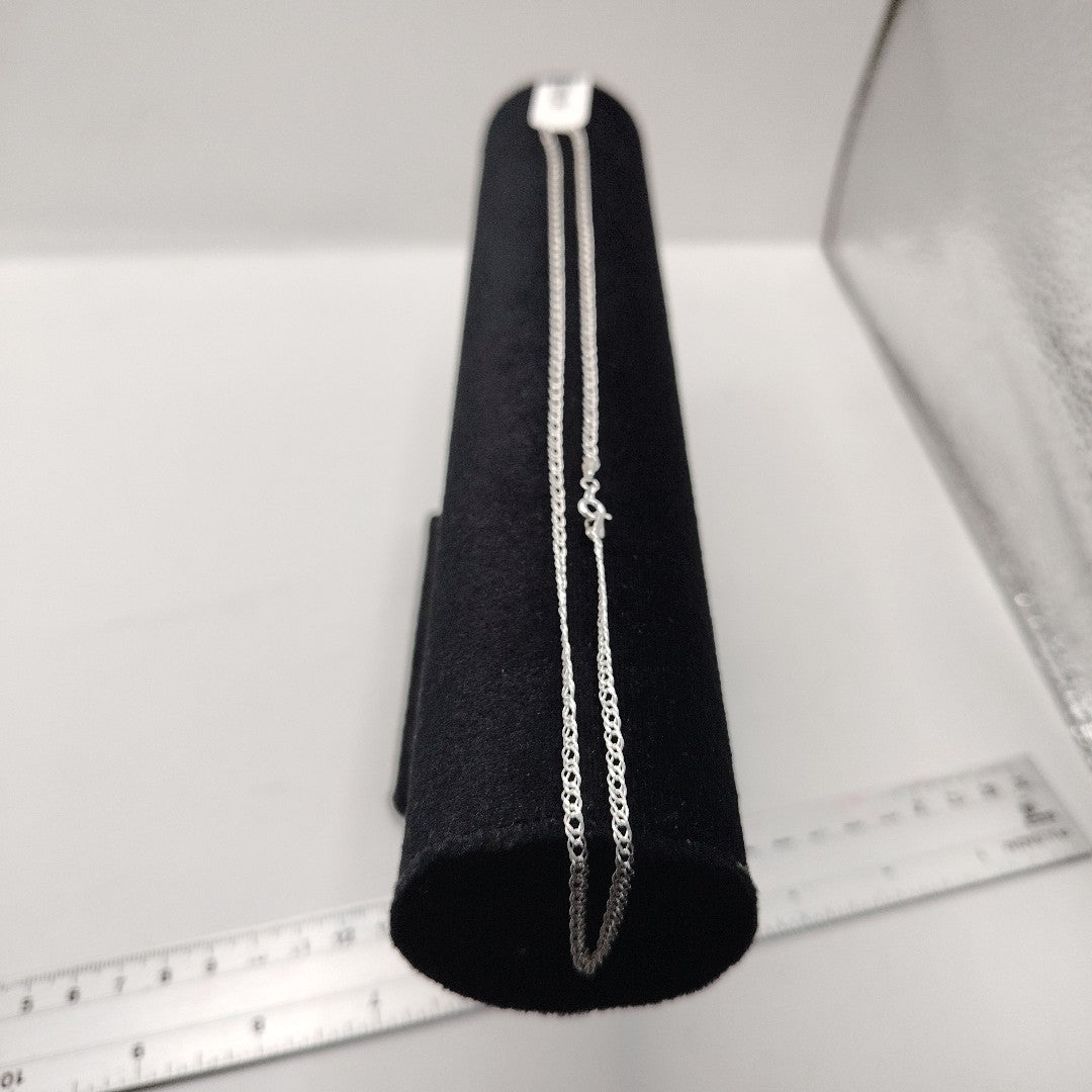 CADENA DOBLE ESLABON PLATA .925 50 CM 3.53 GR (NUEVO)