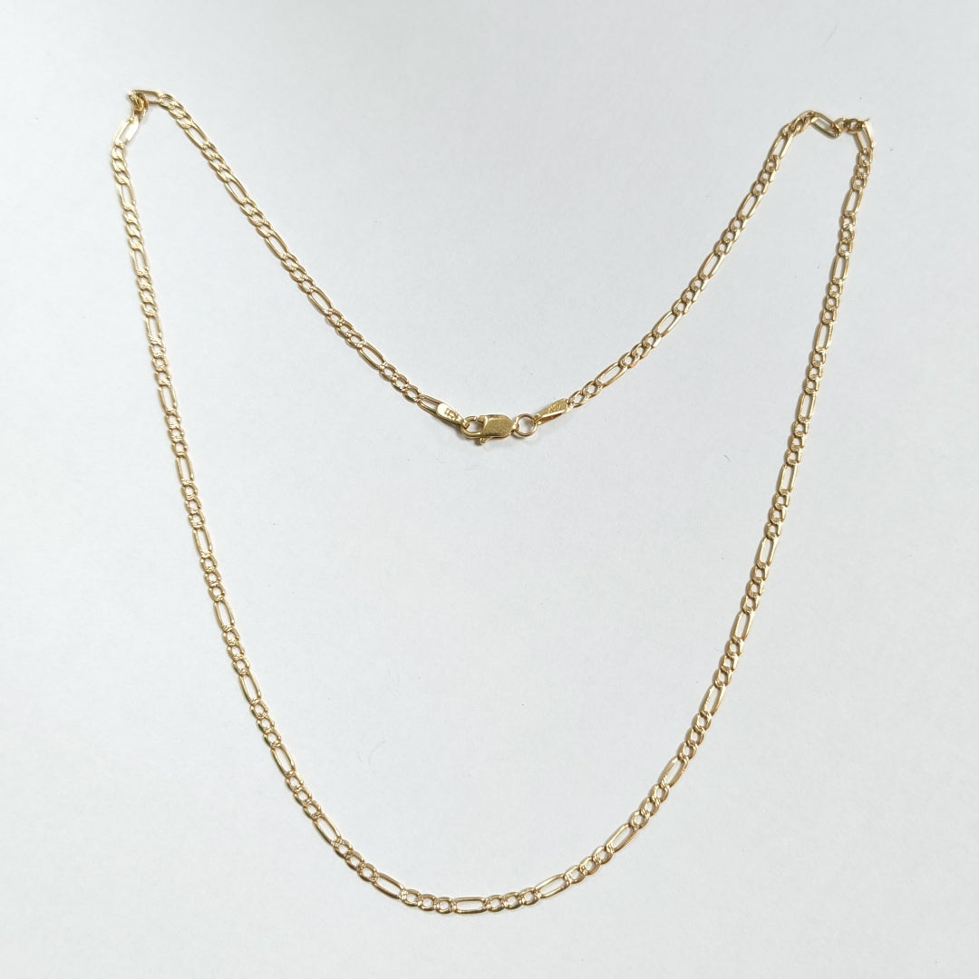 CADENA ORO, RODIADO 14 K 3.3 GRMS (SEMINUEVO)