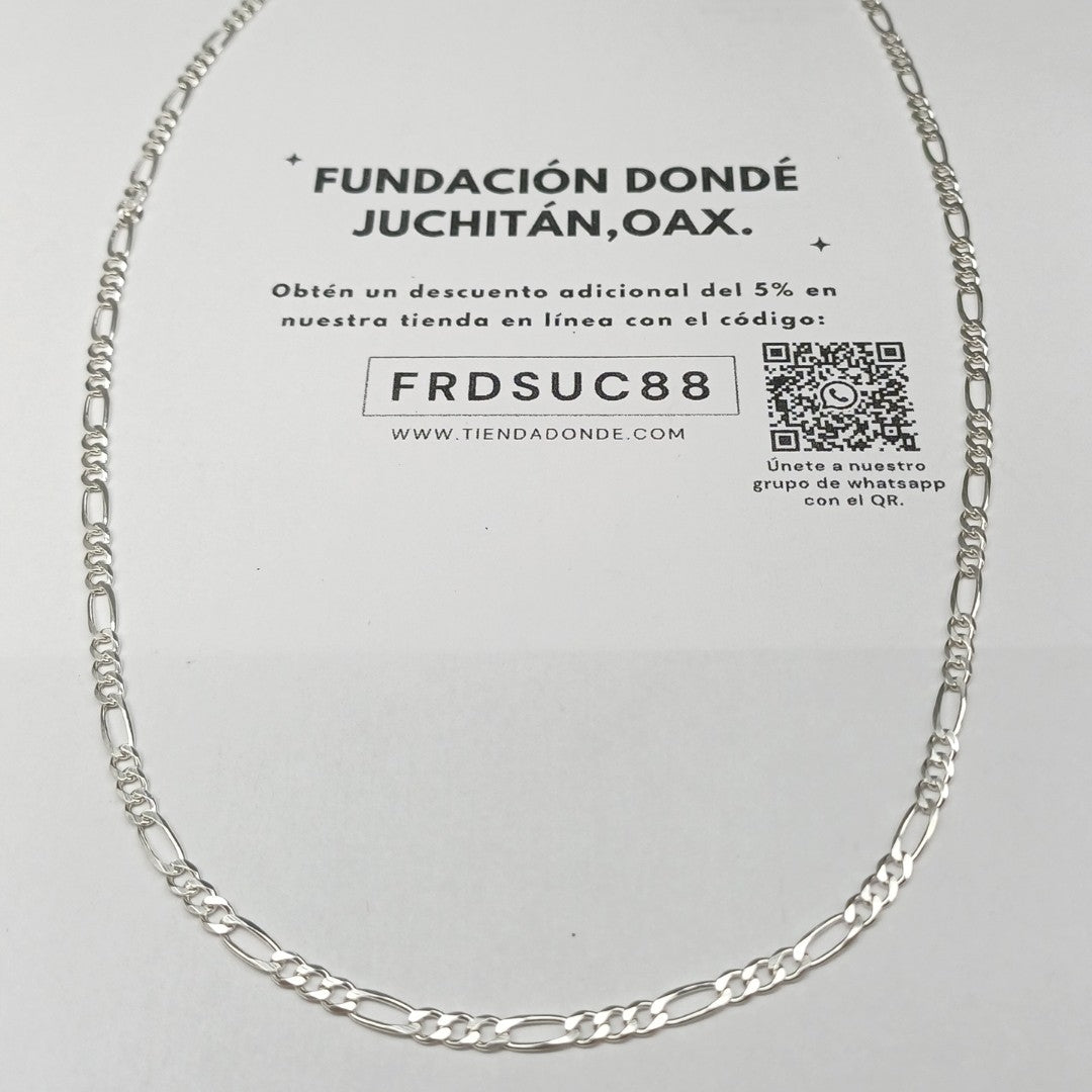 CADENA 3X1 PLATA .925 50 CM 6.92 GR (NUEVO)
