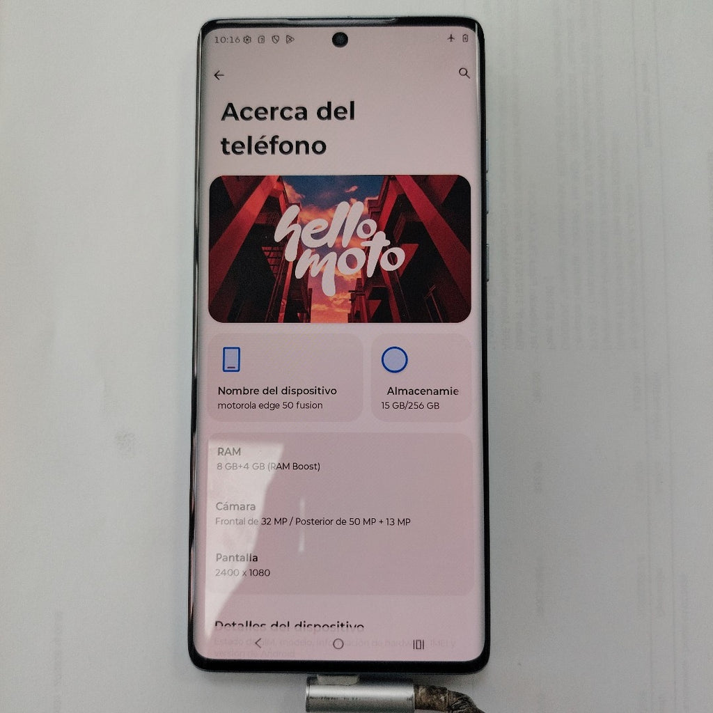 CELULAR MOTOROLA EDGE 50 FUSION XT2429-1 256 GB 8 GB RAM (SEMINUEVO)