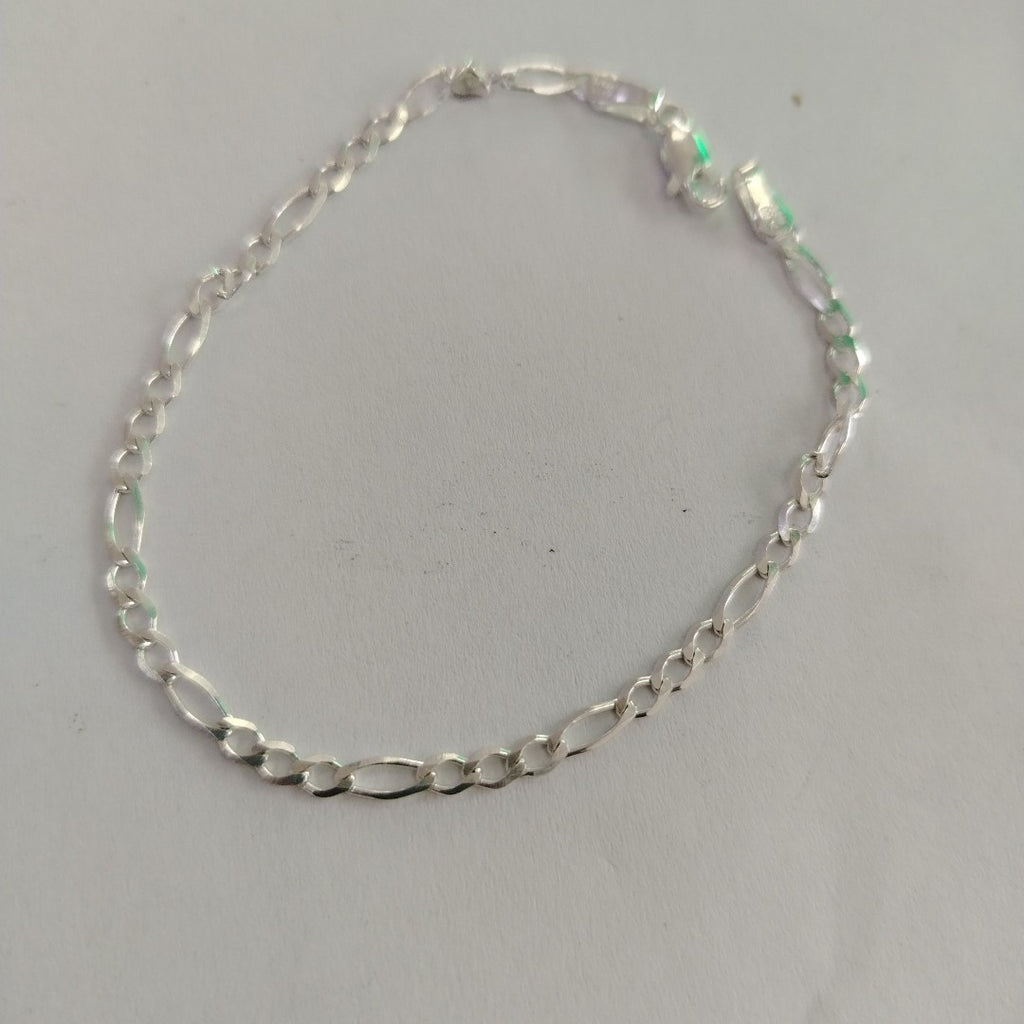 PULSERA TEJIDO 3X1 PLATA .925 21 CM 3.2 GR (NUEVO)
