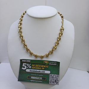 CADENAS ESPECIAL ORO 14K 17.5 (NUEVO)