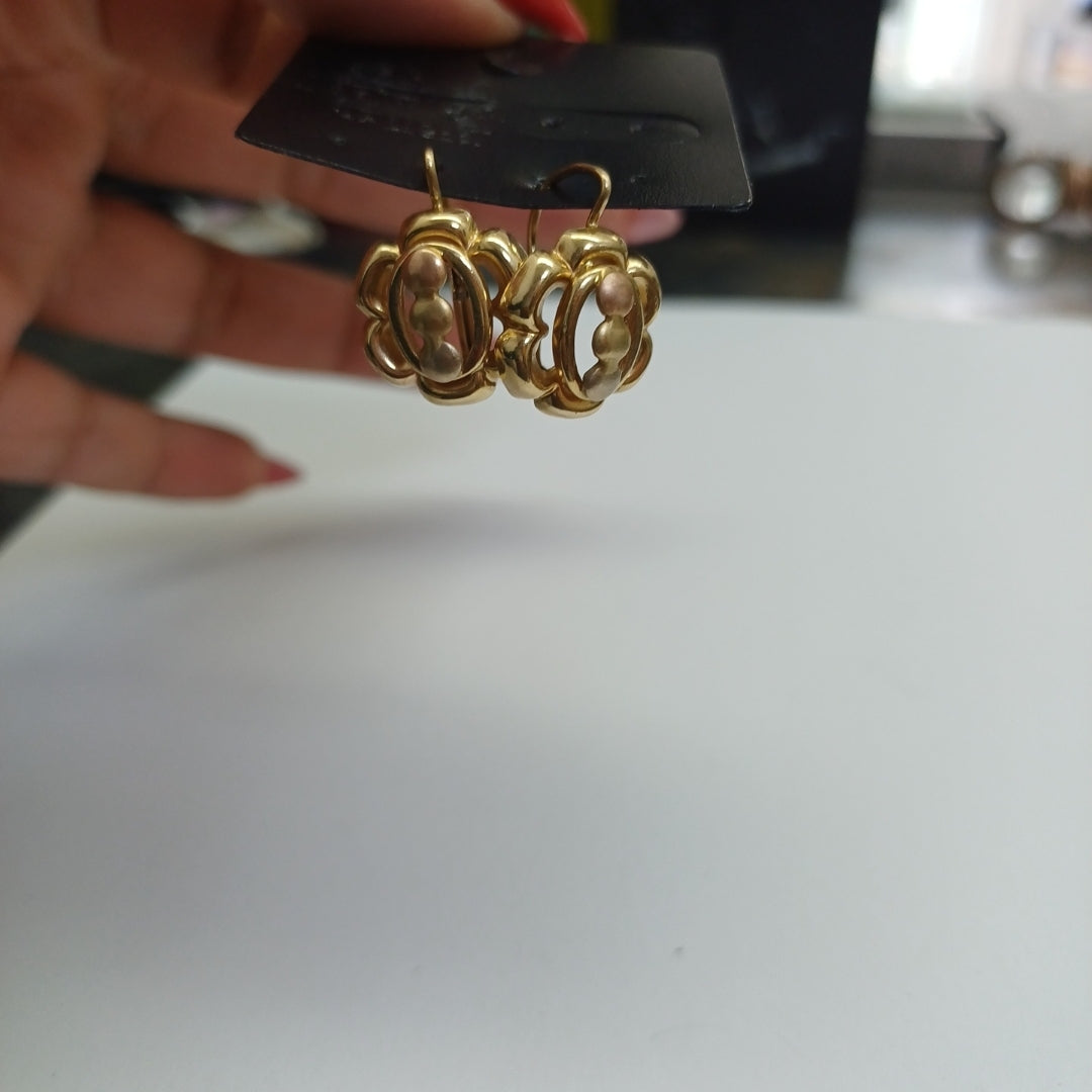 ARETES PAR ORO 14 K 3.9 GRMS (SEMINUEVO)