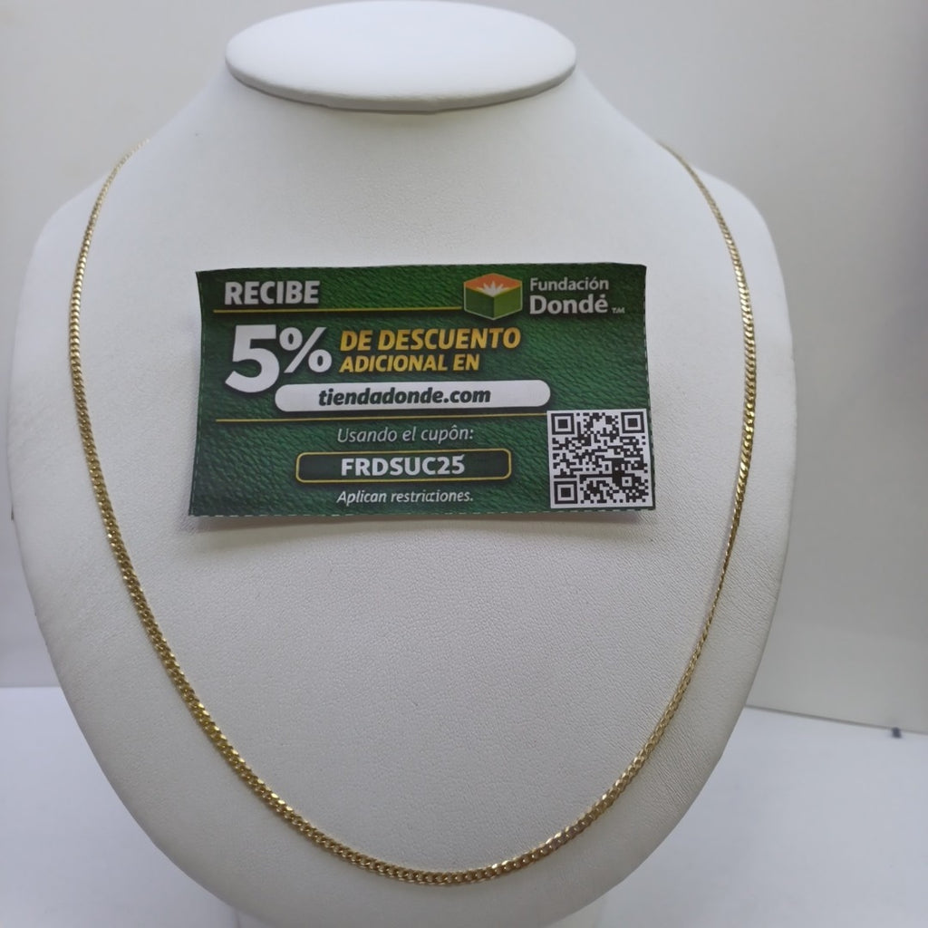 CADENA BARBADO 6.51GR 60 CM 14K (NUEVO)