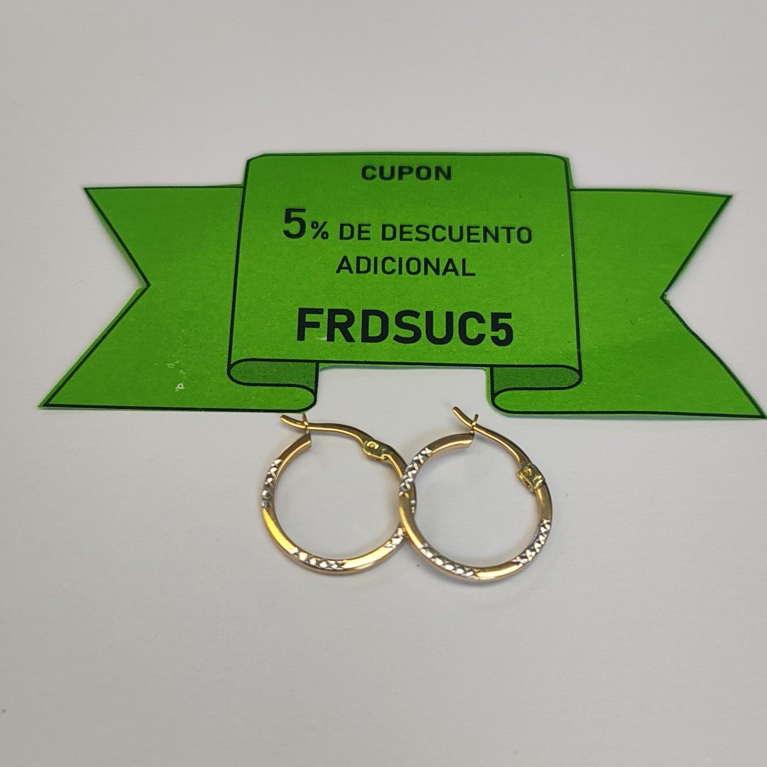 ARRACADAS ORO 14K 1.1 (NUEVO)