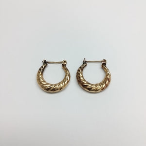 ARETES PAR ORO 10 K 1.8 GRMS (SEMINUEVO)