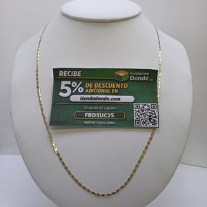 CADENAS GUCHI ORO 14K 55 CM 3.3 GR (NUEVO)
