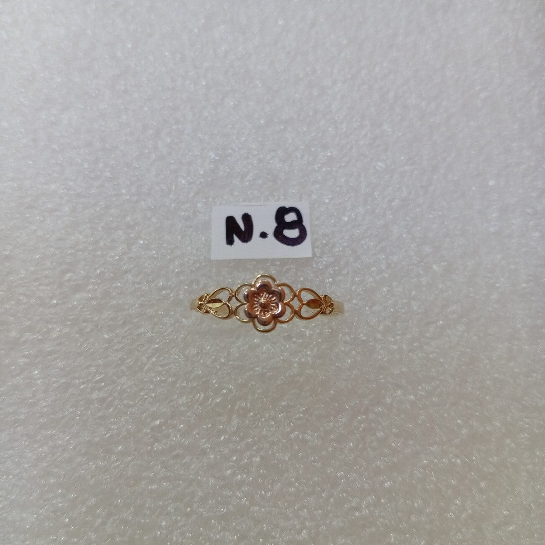 ANILLOS DAMA ORO 14K 0.8 (NUEVO)