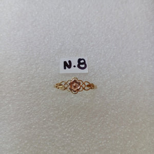 ANILLOS DAMA ORO 14K 0.8 (NUEVO)