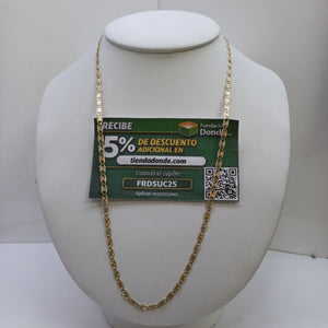 CADENAS TEJIDO GUCHI ORO 10K 55 CM 6.8 GR (NUEVO)