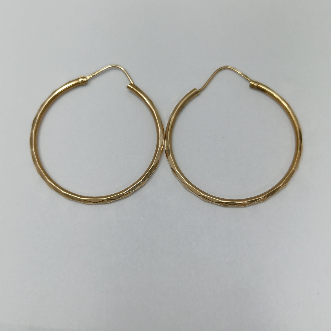 ARRACADAS PAR ORO 14 K 2.2 GRMS (SEMINUEVO)