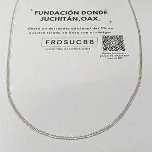 CADENA BARBADA PLATA .925 60 CM 4.82 GR (NUEVO)