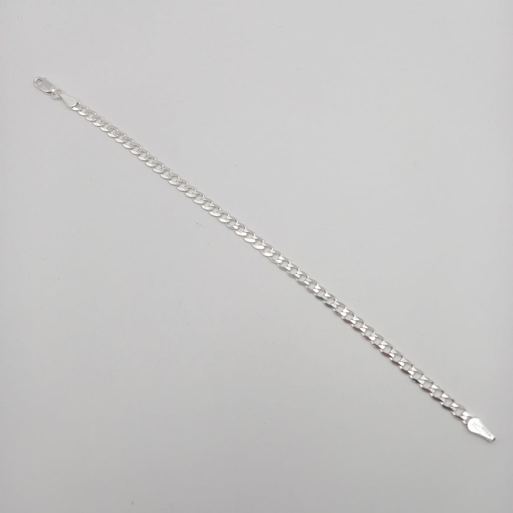 PULSERA BARBADA PLATA .925 18 CM 3.93 GR (NUEVO)