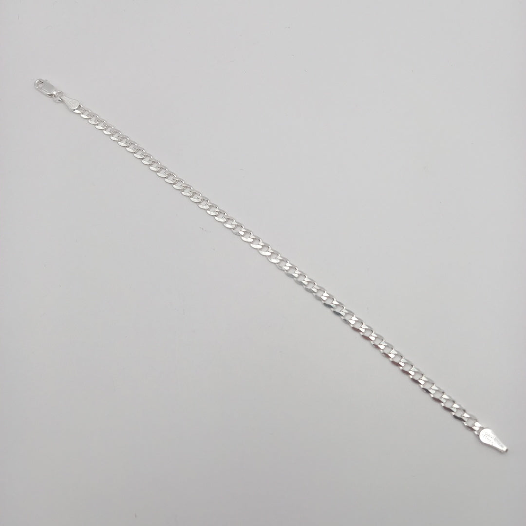 PULSERA BARBADA PLATA .925 18 CM 3.93 GR (NUEVO)