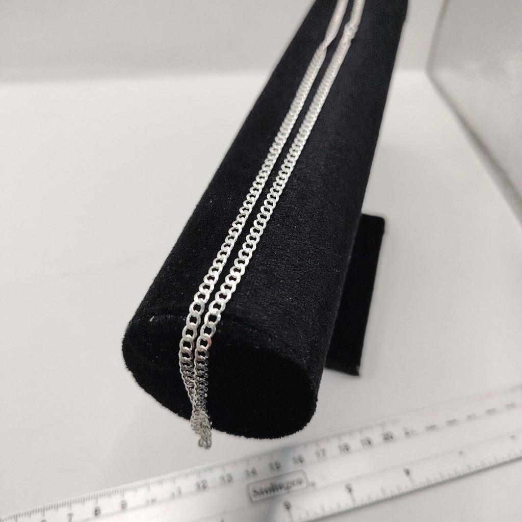 CADENA BARBADA PLATA .925 50 CM 7.92 GR (NUEVO)