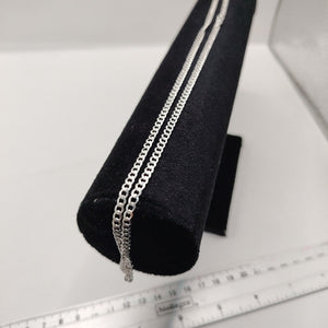 CADENA BARBADA PLATA .925 50 CM 7.92 GR (NUEVO)