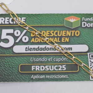 PULSERA TEJIDO ESLABONES 3.9G 18 CM (NUEVO)