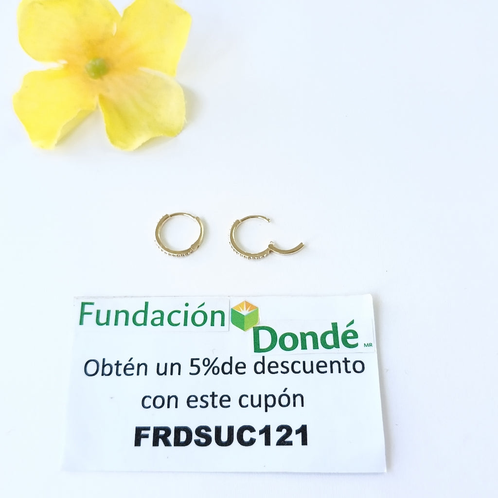 HUGGIES ORO 14K 1.3 (NUEVO)