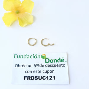 HUGGIES ORO 14K 1.3 (NUEVO)