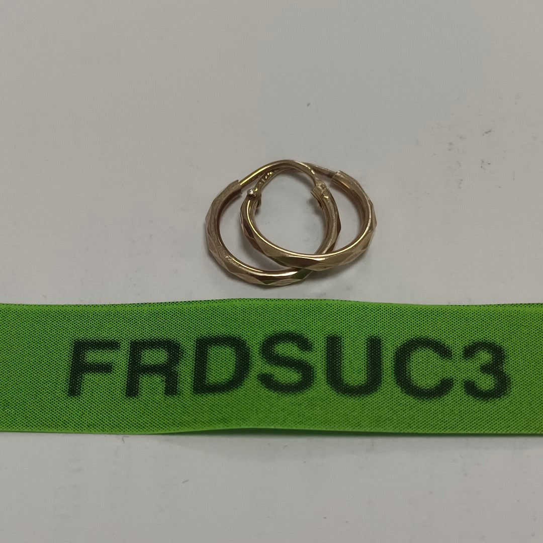 ARRACADAS PAR ORO 14 K 0,70 GRMS (SEMINUEVO)