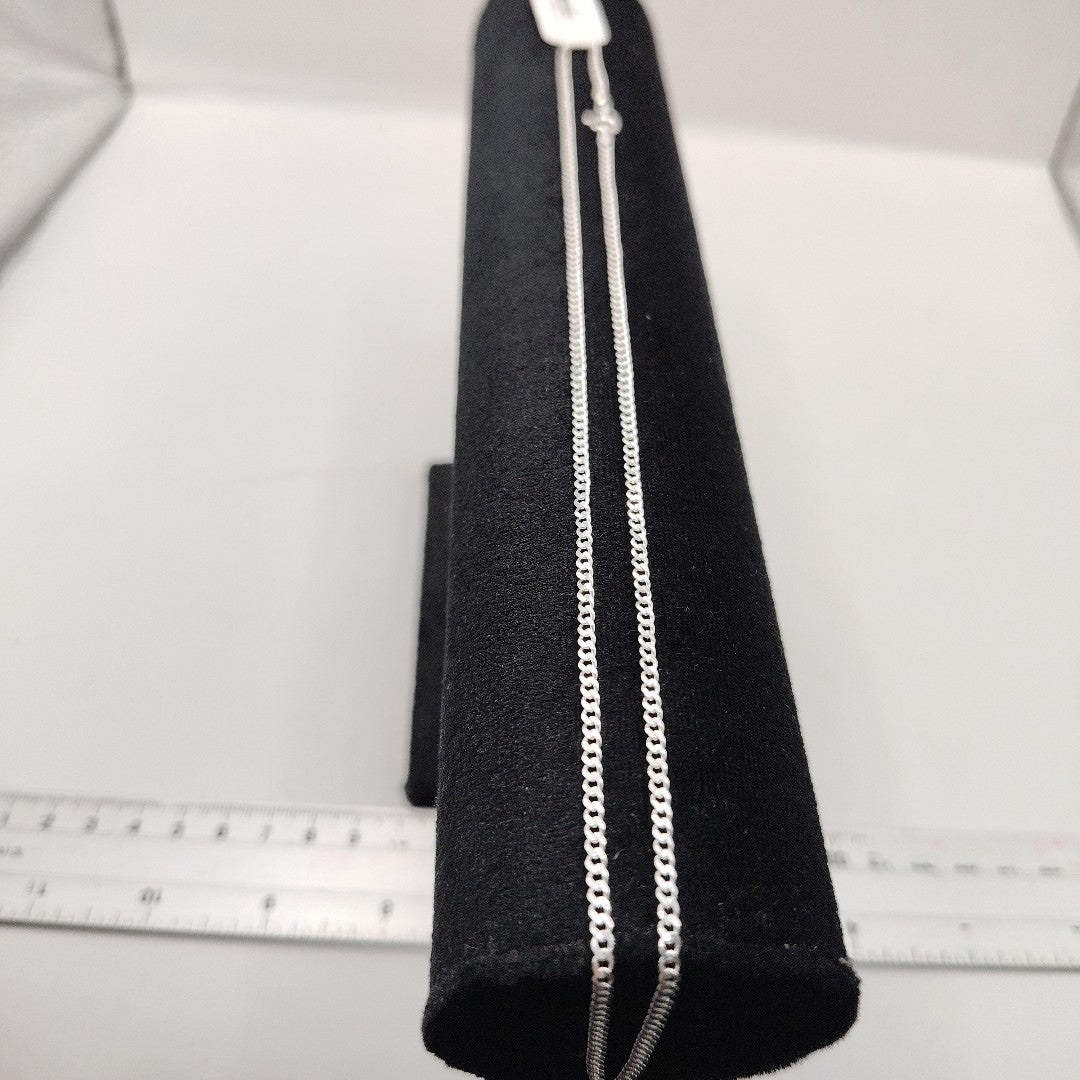 CADENA BARBADA PLATA .925 50 CM 5.03 GR (NUEVO)