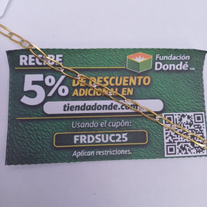 PULSERA TEJIDO ESLABONES 4G 18 CM (NUEVO)