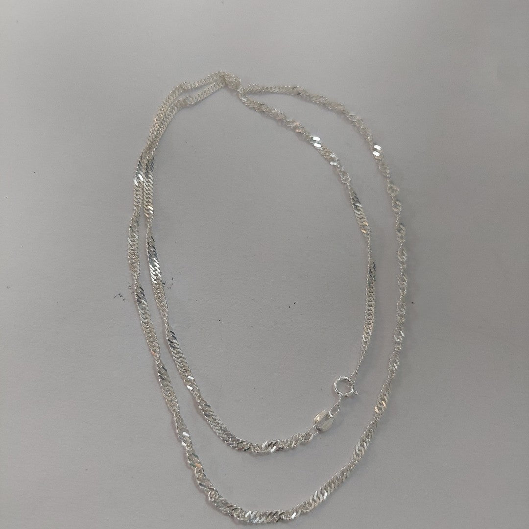 CADENA MEDIO TZL PLATA .925 55 CM 4.12 GR (NUEVO)