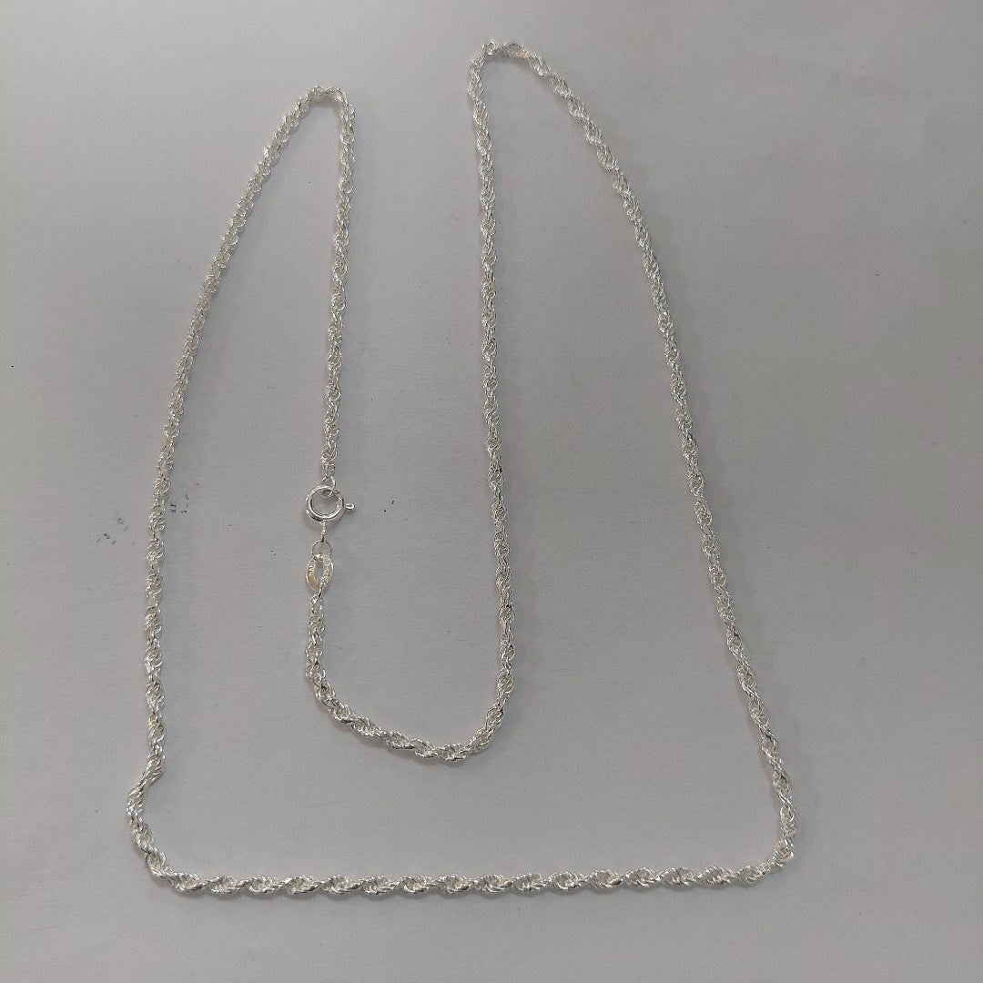 CADENA TORZAL PLATA .925 60 CM 10.52 GR (NUEVO)