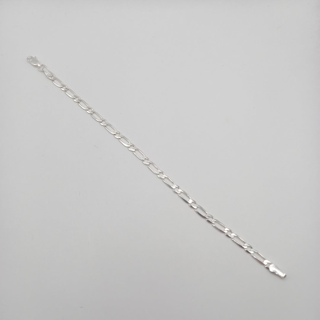 PULSERA TEJIDO 1X1 PLATA .925 18 CM 3.5 GR (NUEVO)