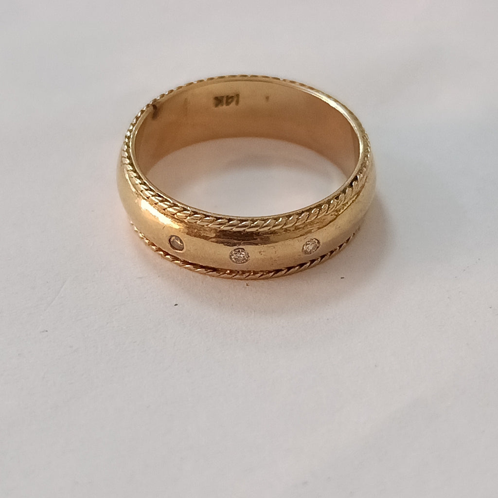 ARGOLLA ORO 14 K 8 GRMS (SEMINUEVO)