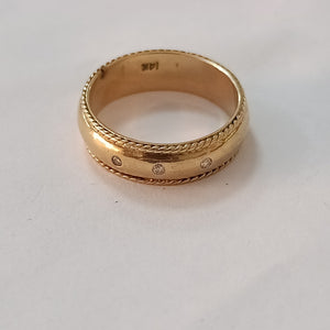 ARGOLLA ORO 14 K 8 GRMS (SEMINUEVO)