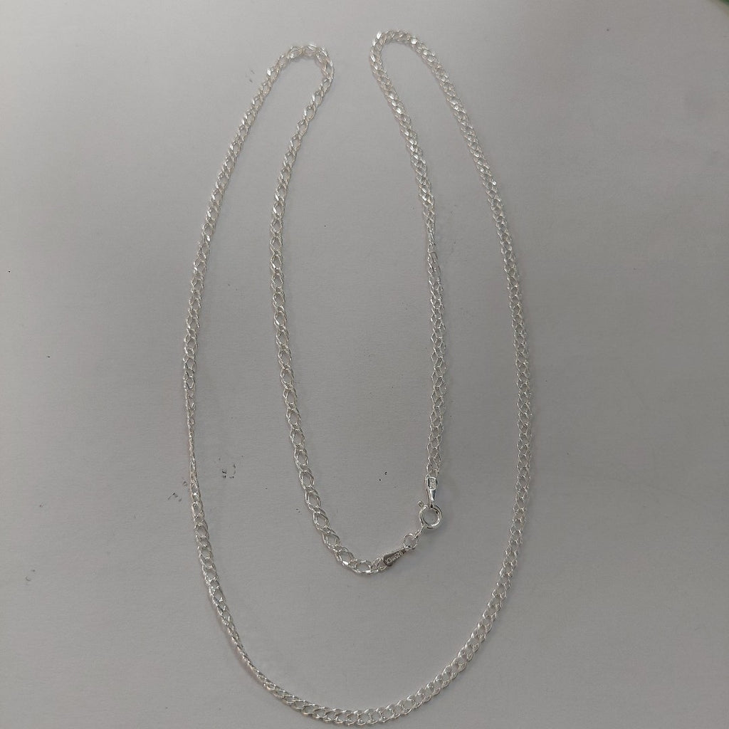 CADENA DOBLE ESLABON PLATA .925 60 CM 4.13 GR (NUEVO)