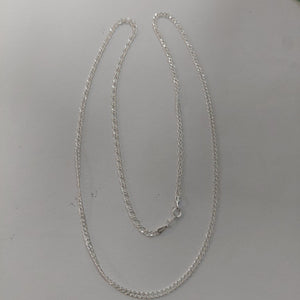 CADENA DOBLE ESLABON PLATA .925 60 CM 4.13 GR (NUEVO)