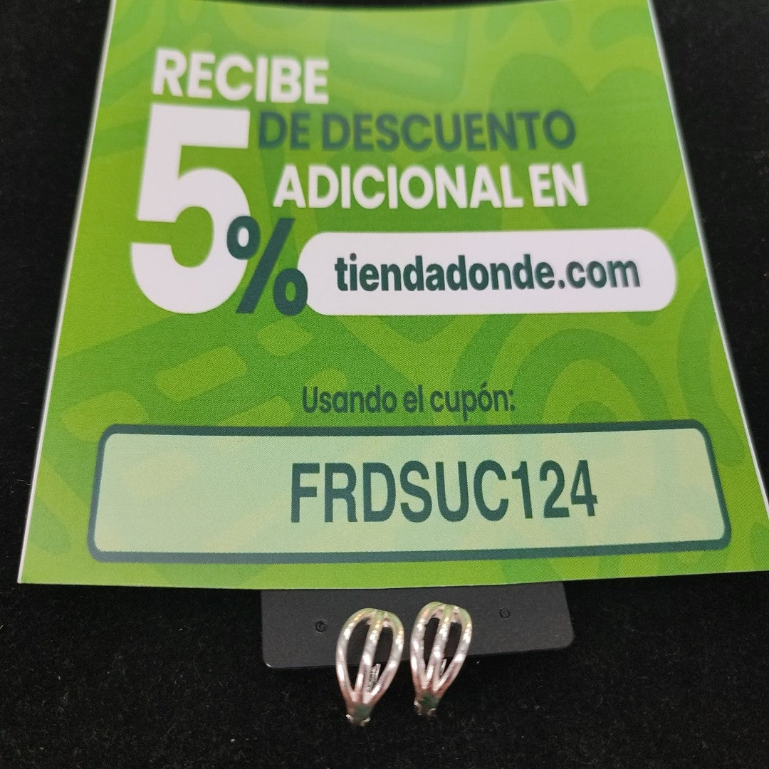 HUGGIES PLATA .925 2.7 GR (NUEVO)