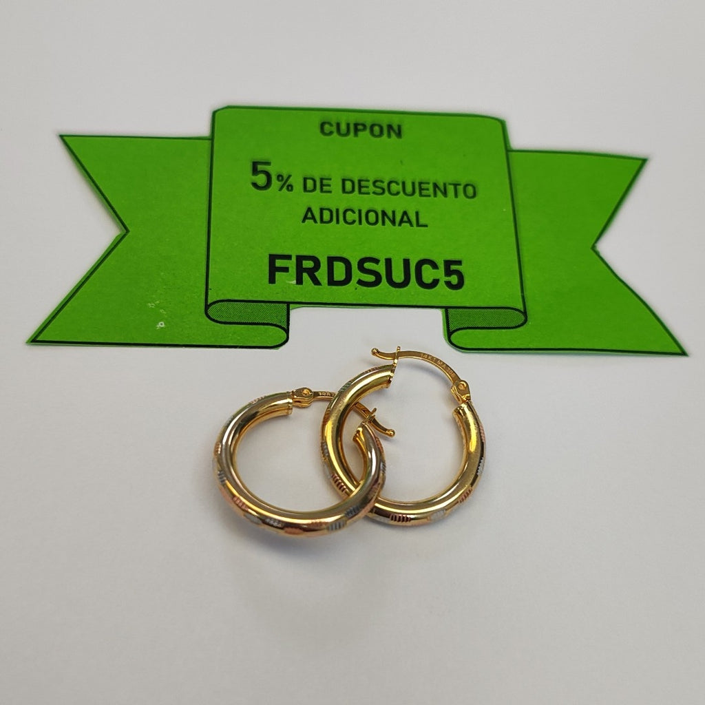 ARRACADAS ORO 14K 2.1 (NUEVO)