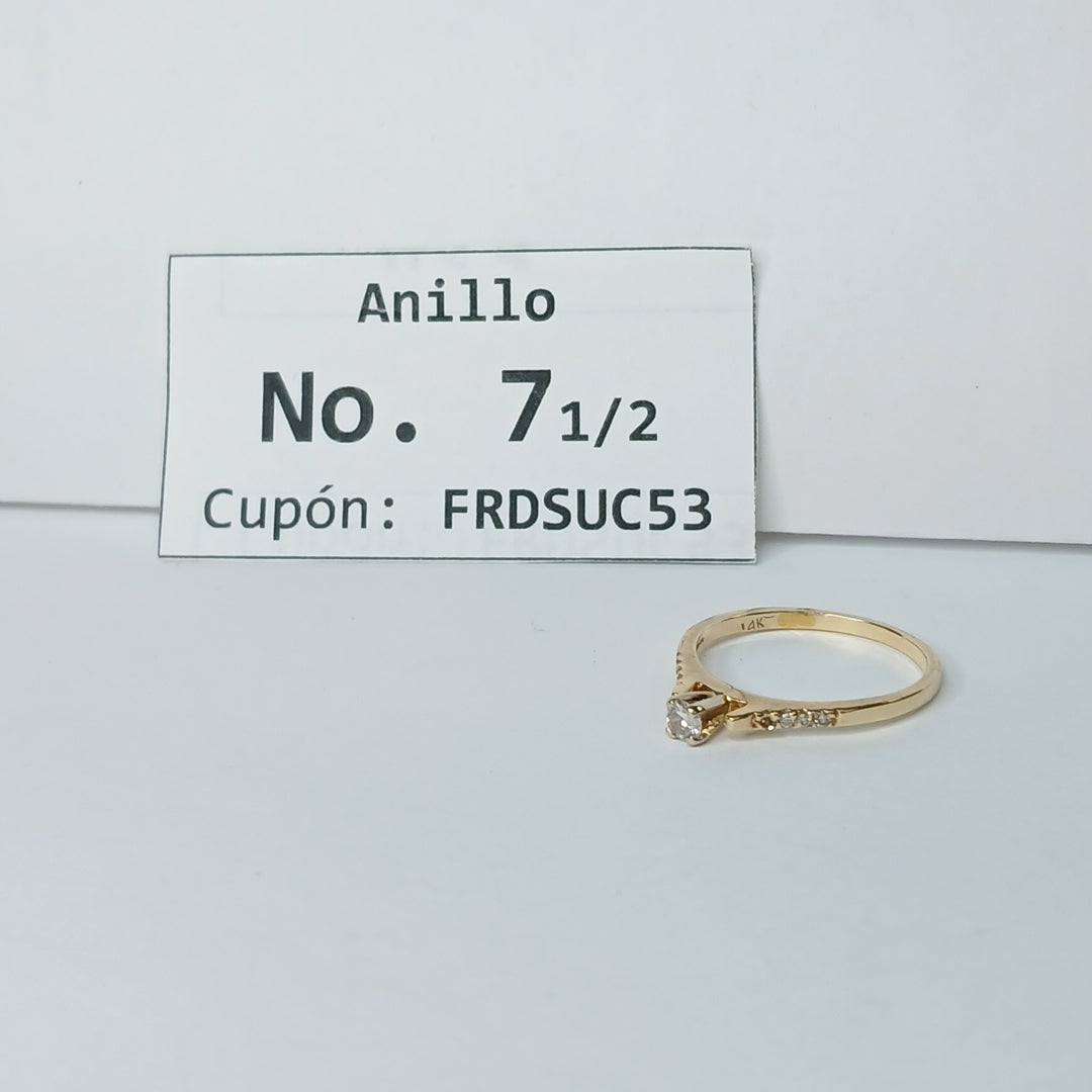 ANILLITO ORO 14 K 1.7 GRMS (SEMINUEVO)