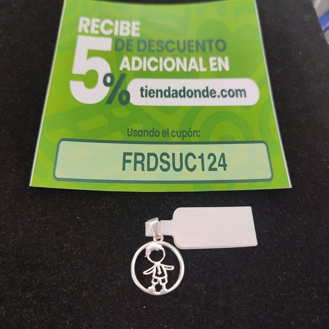 DIJE NIÑO PLATA .925 1.9 GR (NUEVO)
