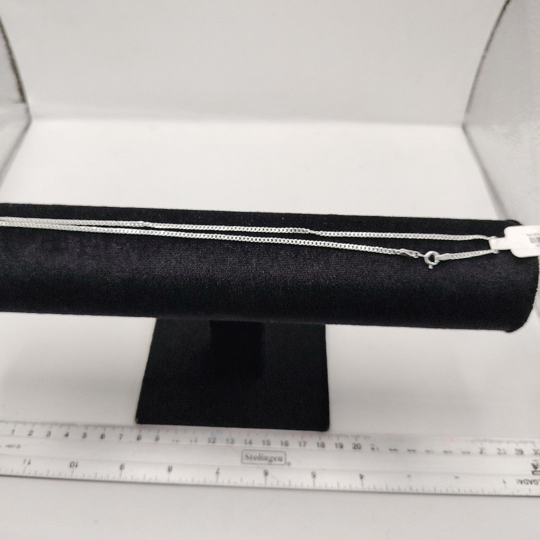 CADENA BARBADA PLATA .925 60 CM 6.63 GR (NUEVO)