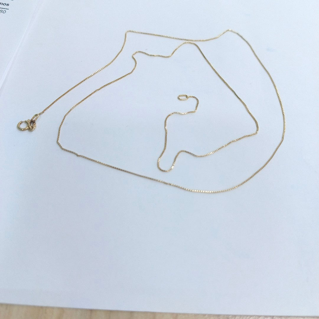 CADENA ORO 14 K 0.9 GRMS (SEMINUEVO)