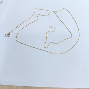 CADENA ORO 14 K 0.9 GRMS (SEMINUEVO)